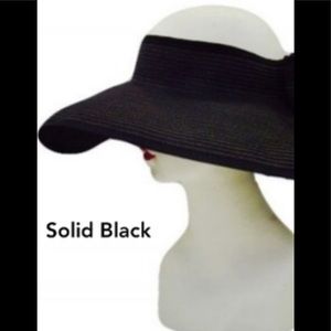 Black Sun hat. Beach wear. New without tags
